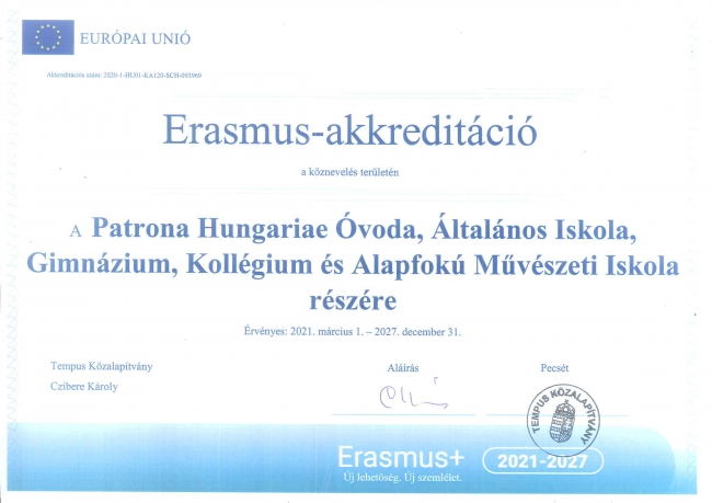 Erasmus-akkreditáció